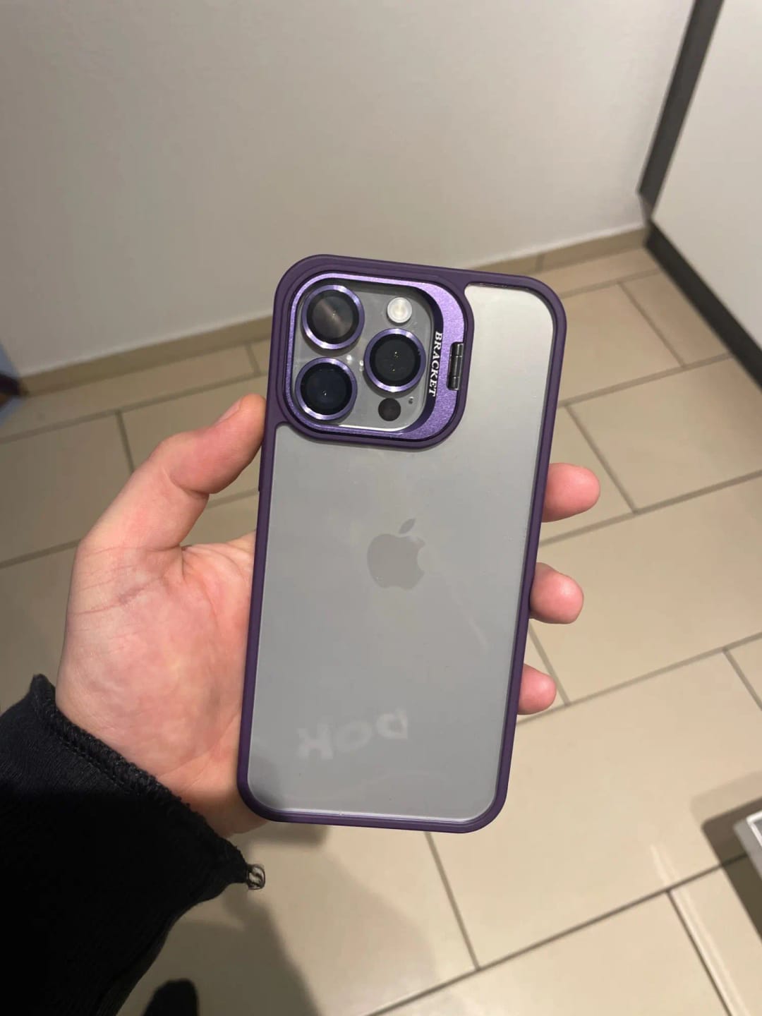 Customer photo review of LuxuryKase LK103 Camera Lens Metal Ring Protector Stand Case With Lens Film for iPhone 11 12 13 14 15 Plus Pro Max