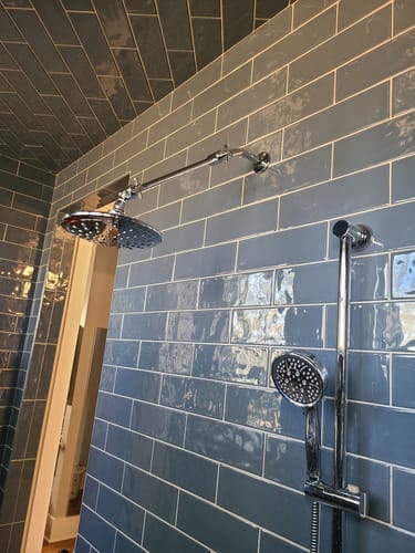 Customer photo review of Adjustable Shower Arm