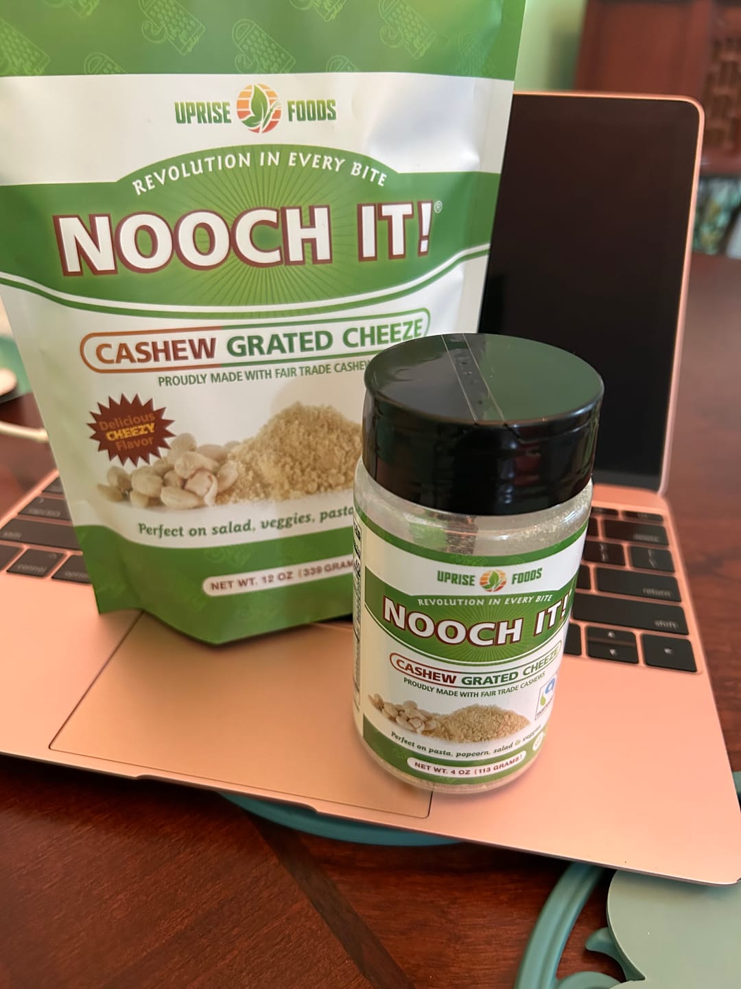 Customer photo review of NOOCH IT! Vegan Cashew Parmesan – 12oz | Dairy-Free Cheese Topping