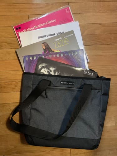 Customer photo review of The Ultimate Vinyl Record Carry Bag