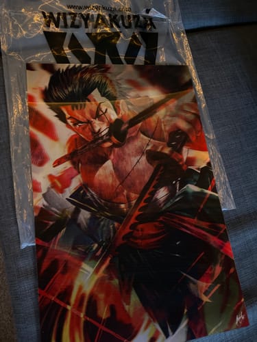 Customer photo review of 3D Triple Transition [The Strongest Crew] Lenticular Print