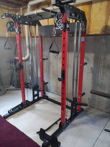 Customer photo review of Major Fitness F22 All-In-One Home Gym Power Rack