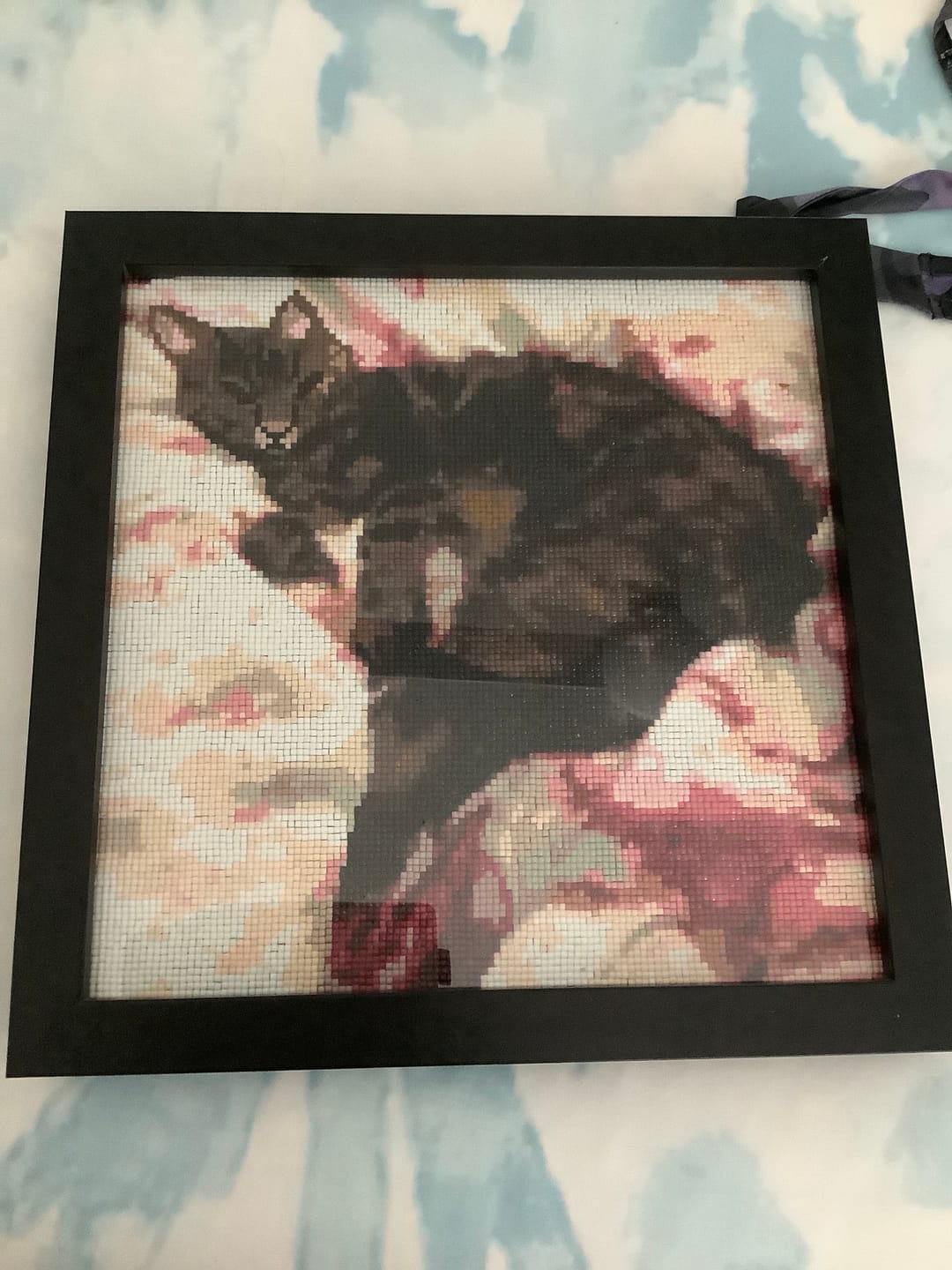 Customer photo review of Custom Diamond Painting