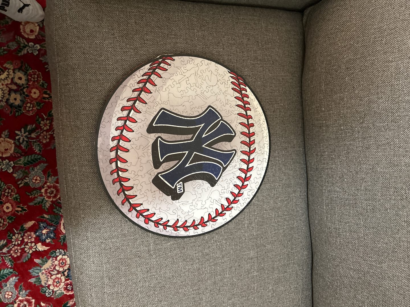 Customer photo review of New York Yankees™ - Wooden Puzzle