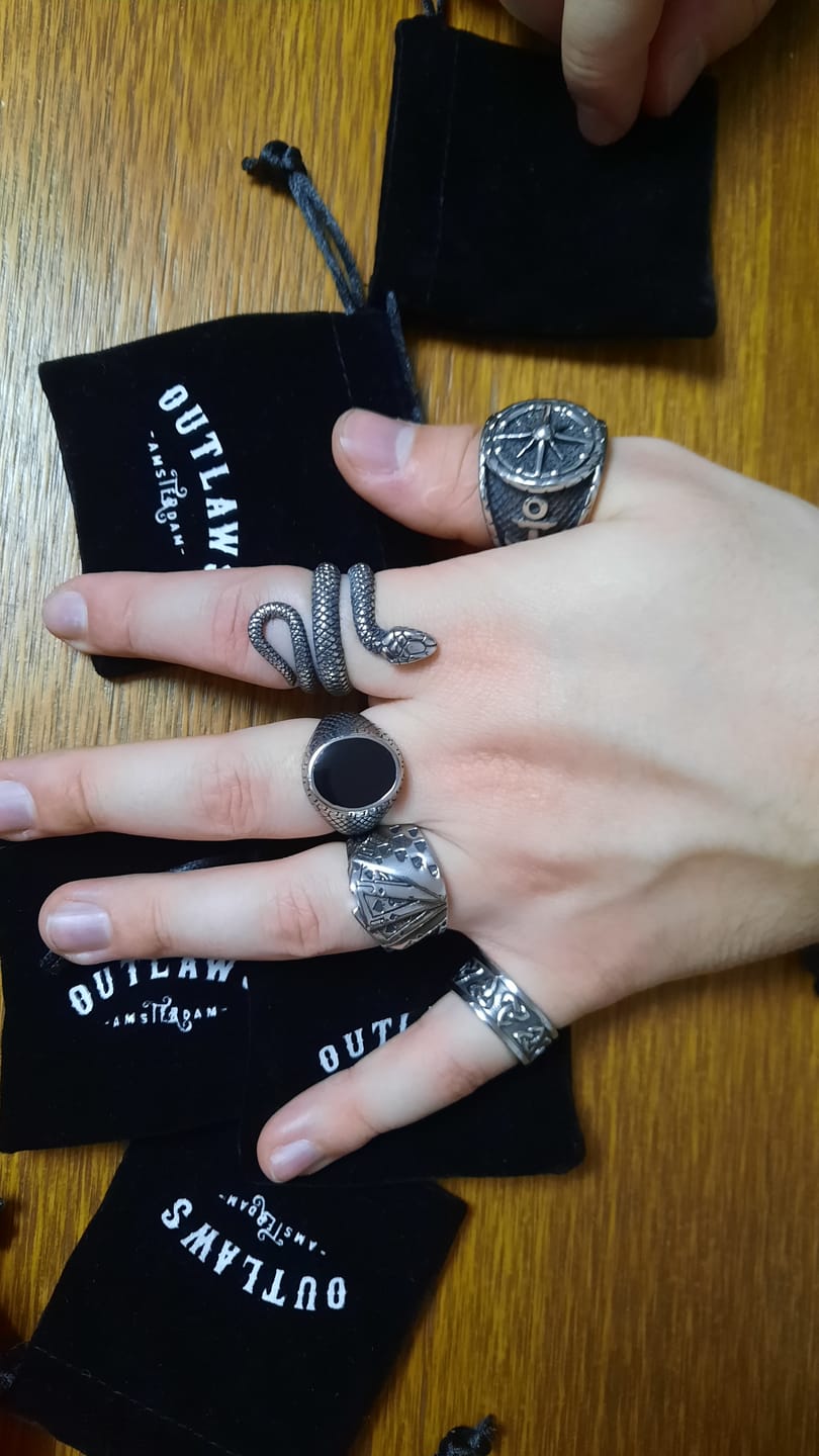 Customer photo review of Compass of Life - Necklace