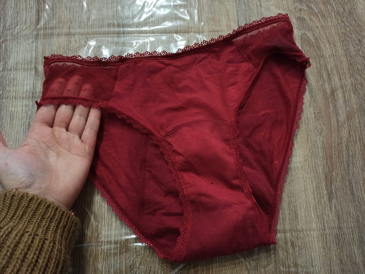 Customer photo review of Culotte Menstruelle Manon - Edition Limitée