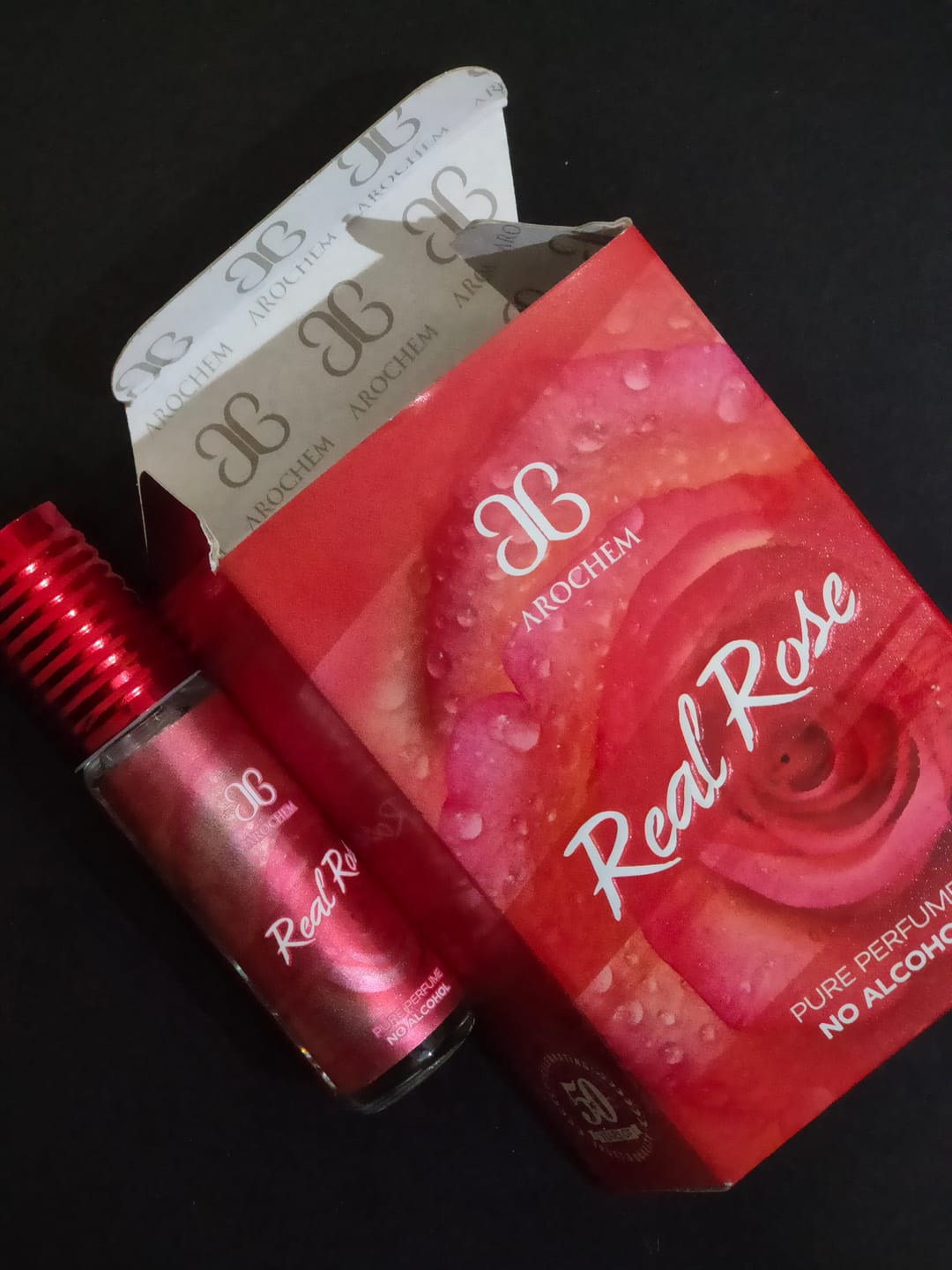 Customer photo review of Arochem Real Rose Attar 6ml