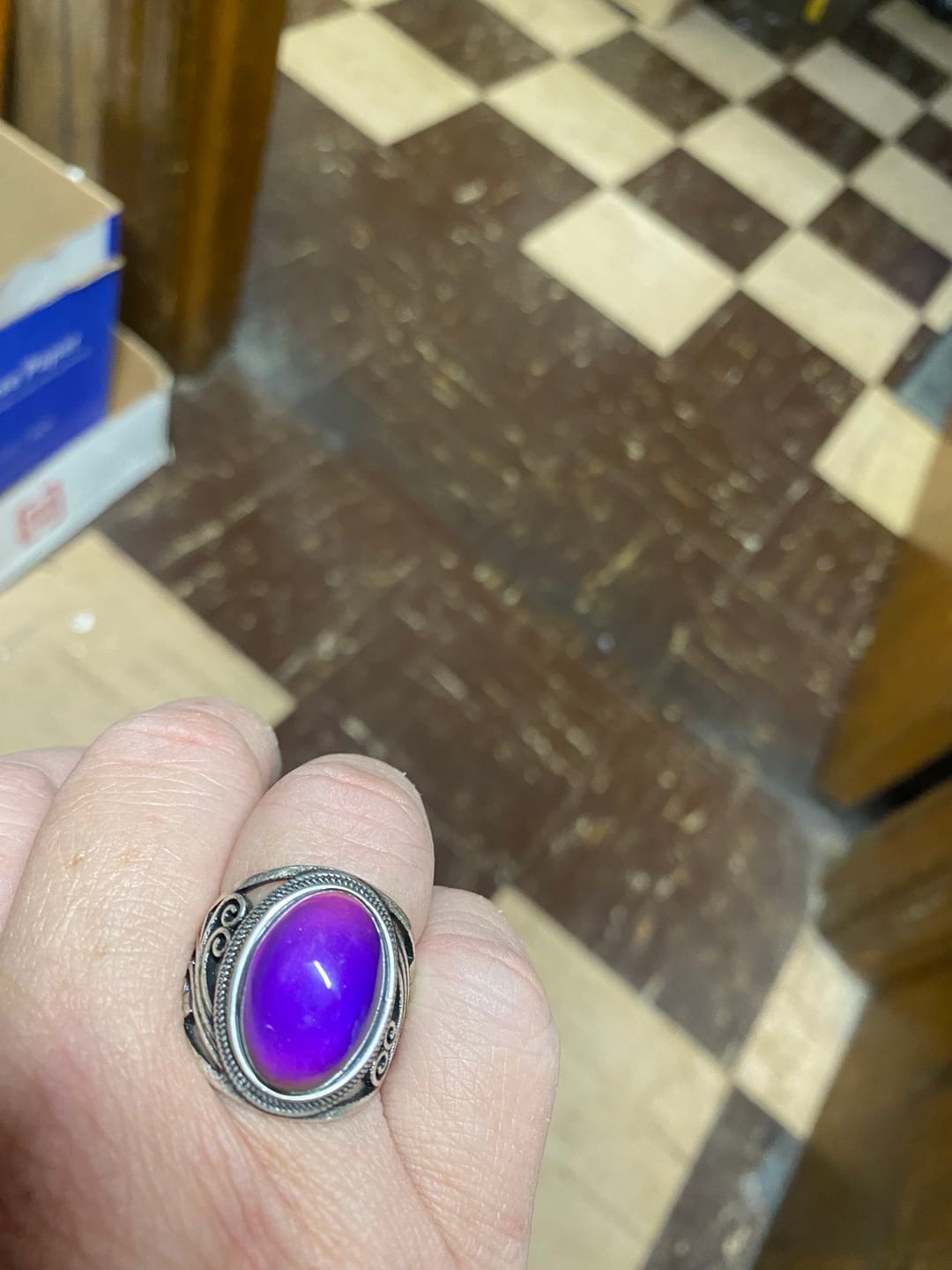 Customer photo review of New-Age Mood Ring