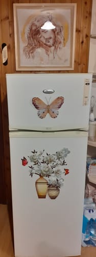 Customer photo review of Etiqueta de la pared del florero estéreo 3D