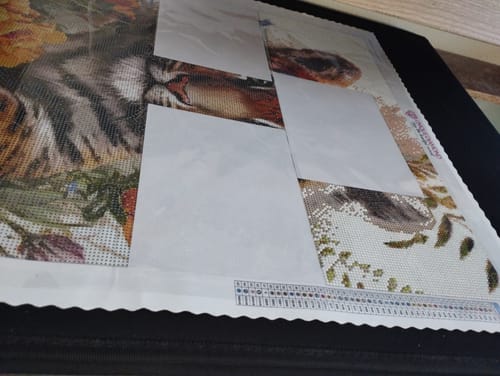 Customer photo review of 5D Diamond Painting AB Steine Baby Tiger
