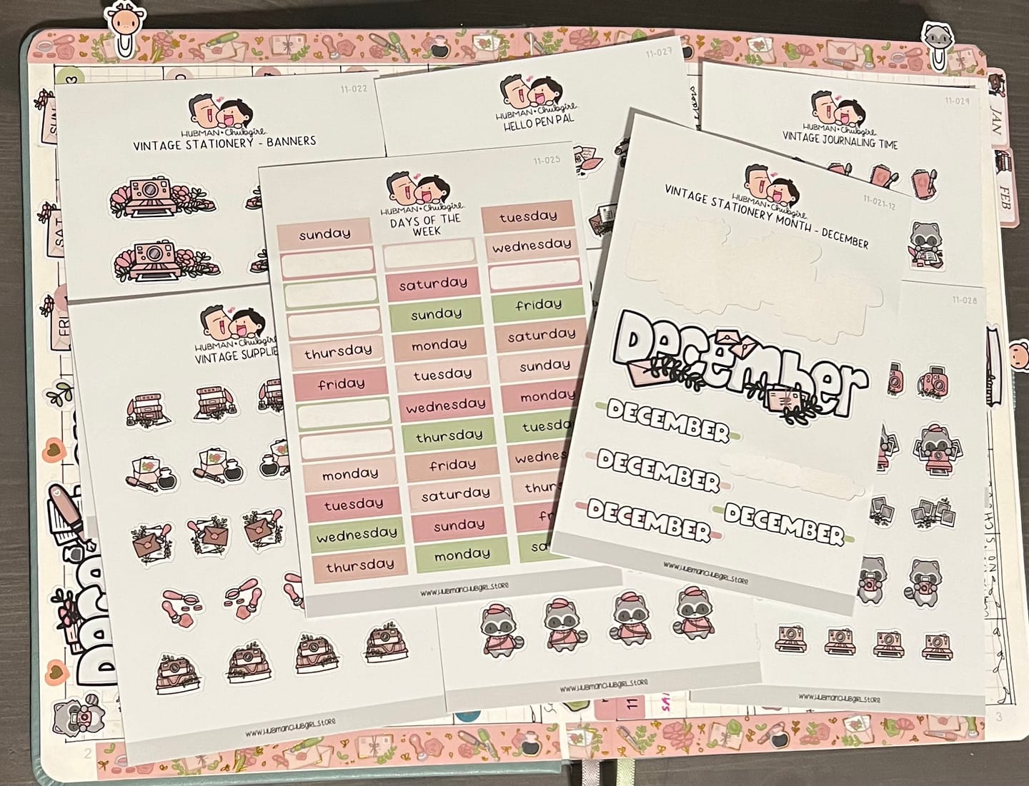 Customer photo review of Vintage Stationery Journal Pack