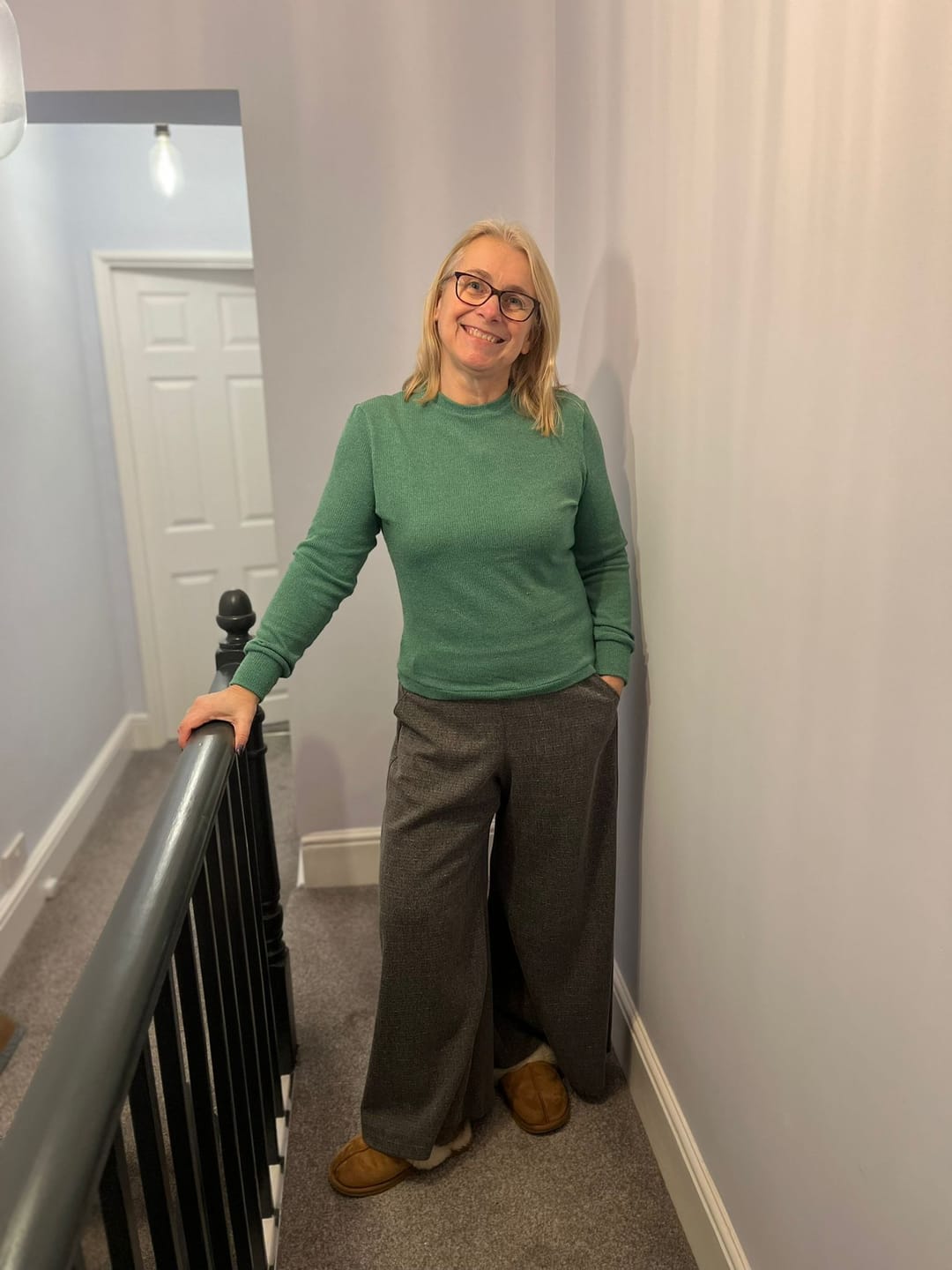 Customer photo review of Cardigan Knit Fabric
