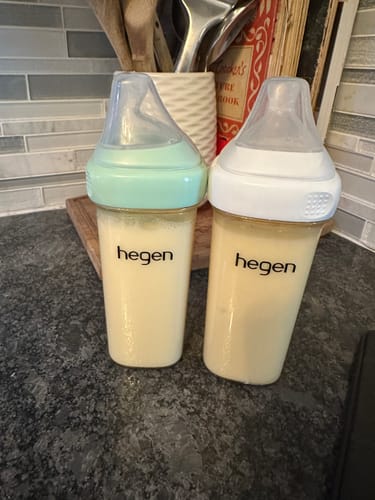 Customer photo review of Hegen Nipple Fast Flow, 2-Pack (6 months and beyond)