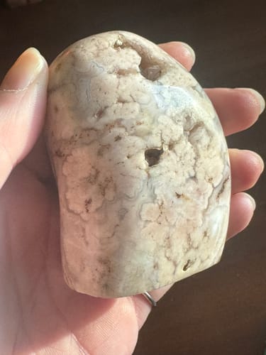 Customer photo review of Mini Flower Agate Freeforms 🌸