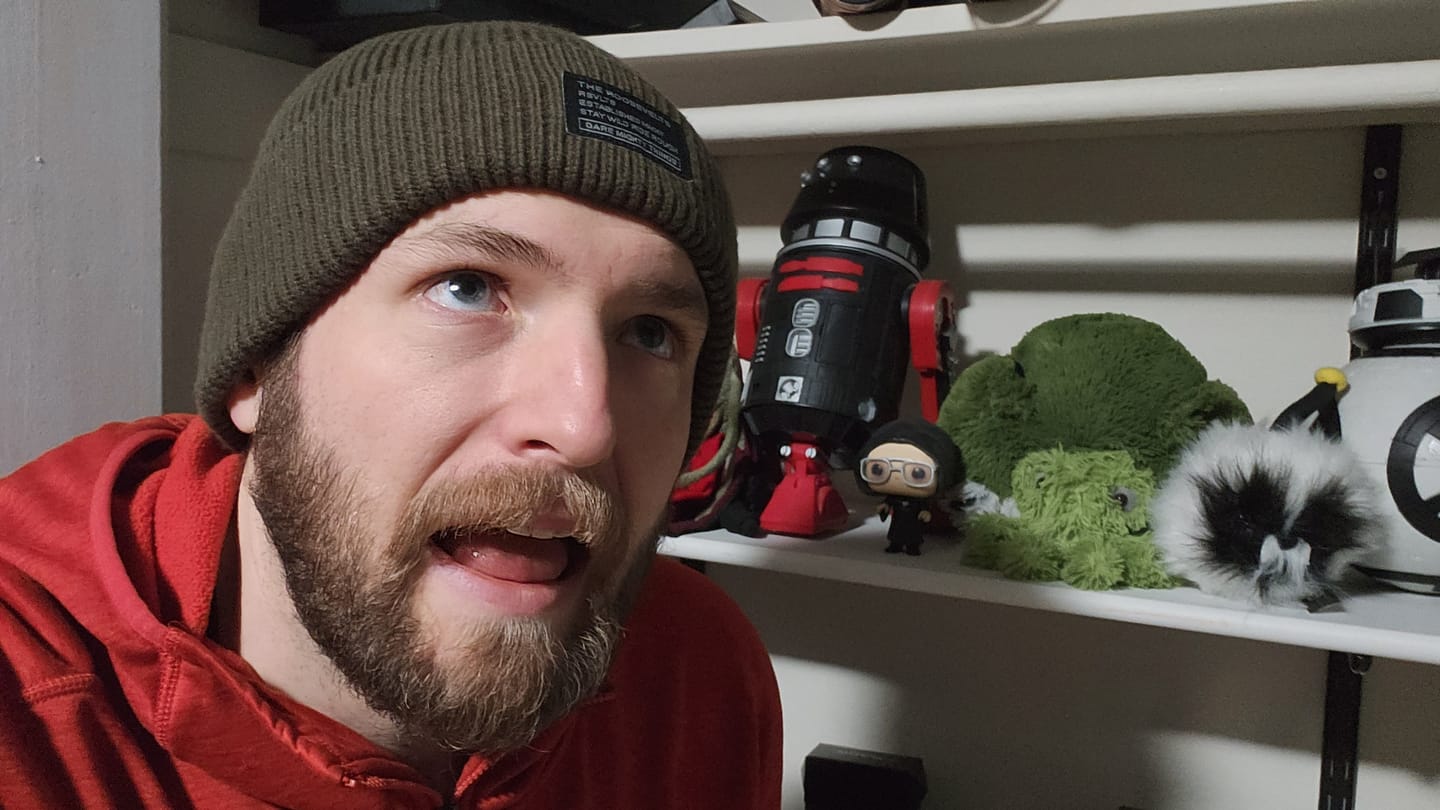 Customer photo review of Merino Wool RSVLTS Olive Beanie