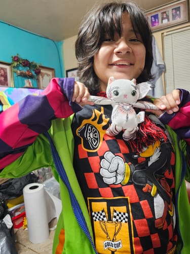 Customer photo review of Ryan Ashley Omnia Plushie + Mini