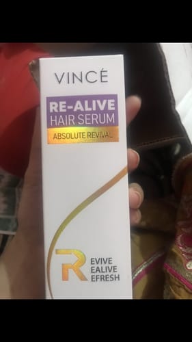 Customer photo review of Re-Alive Hair Serum