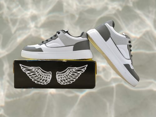 Customer photo review of AUSTIN Charcol Grey Men's casual sneaker