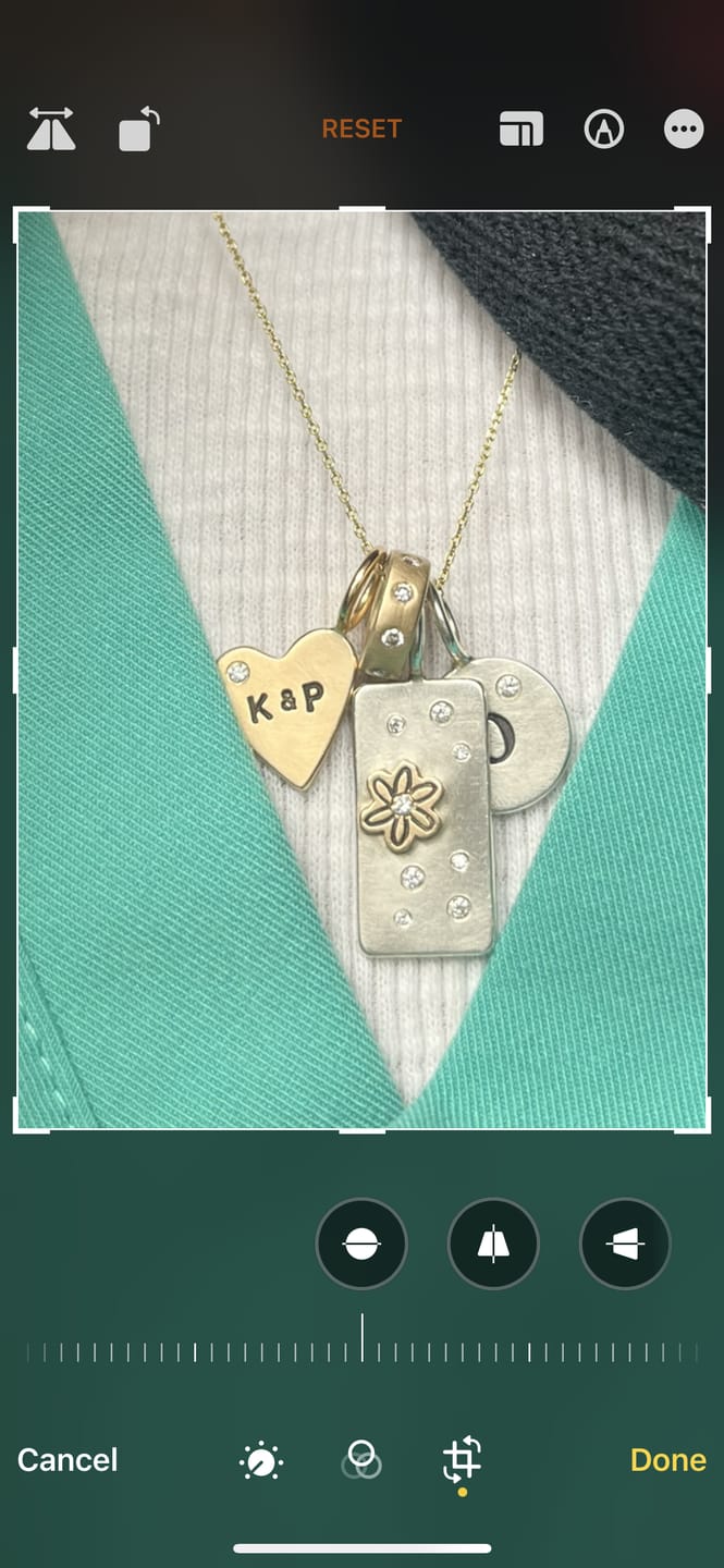 Customer photo review of Gold Flush Set Loop