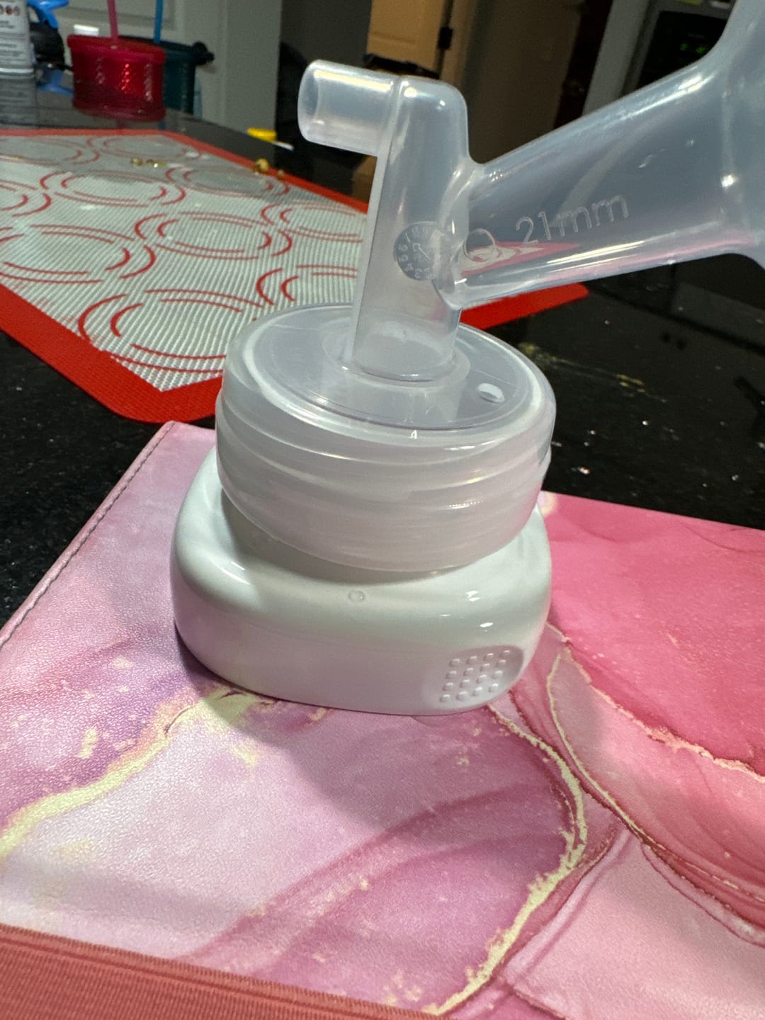 Customer photo review of Hegen PCTO™ Wide Neck Adapter, 2-Pack