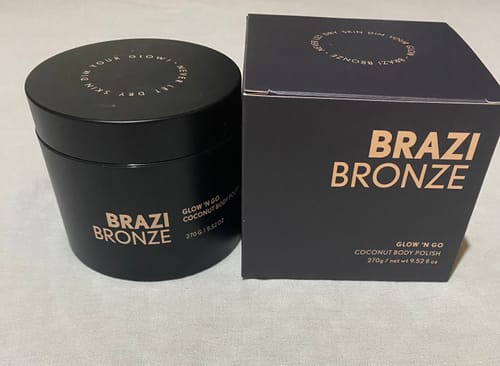 Customer photo review of Glow n’ Go Body Polish