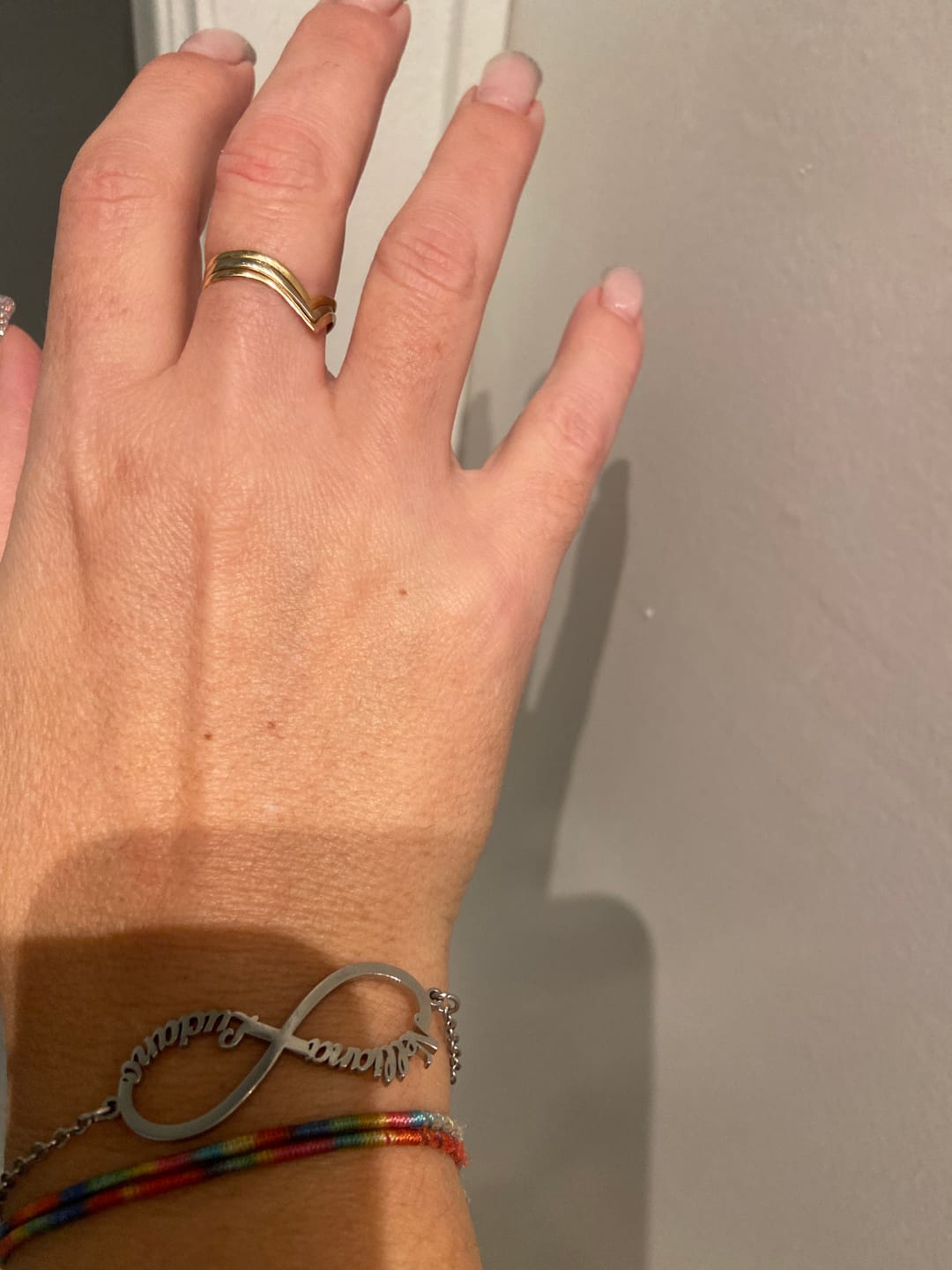 Customer photo review of Bracelet Infini