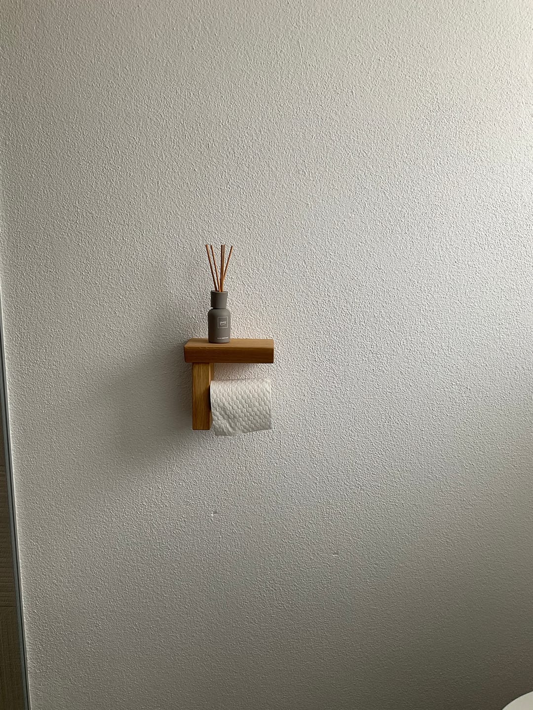 Customer photo review of Handtuchhalterung PLENAS aus Holz