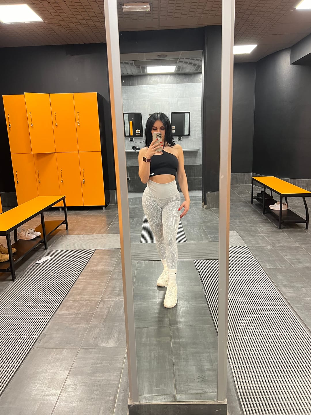 Customer photo review of Leggings Jungle Pitone Ghiaccio