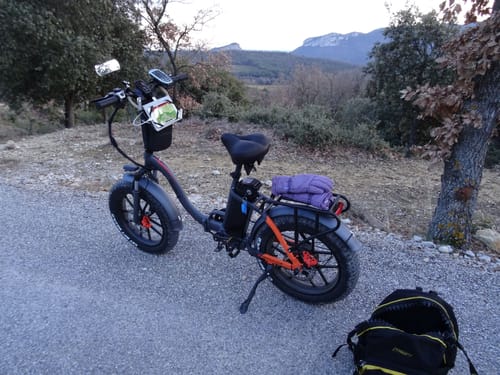 Customer photo review of Vakole Y20 Pro 750W 20" Foldable Electric Fat Bike with 20Ah Samsung Battery Support APP