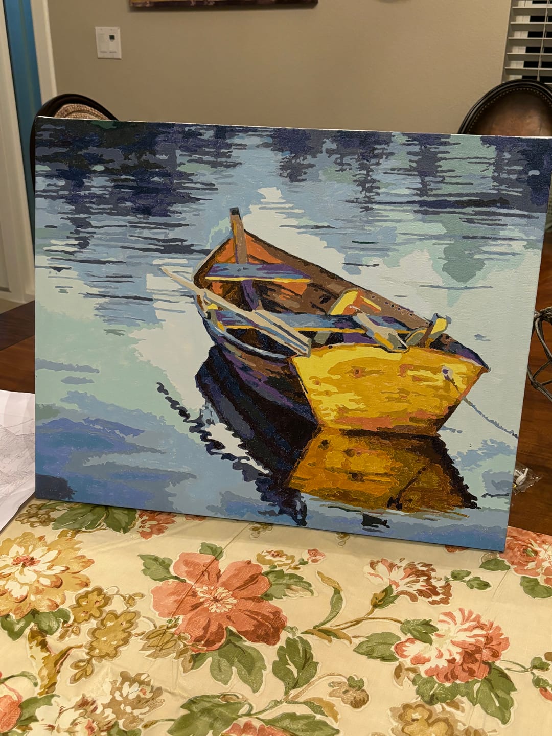 Customer photo review of Tranquil Sailing - Paint by Numbers