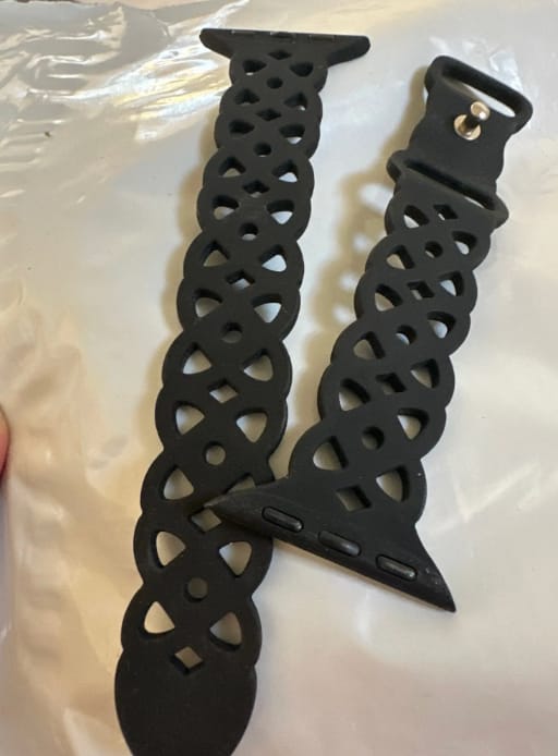 Customer photo review of Apple Watch Silikonband "Celine"