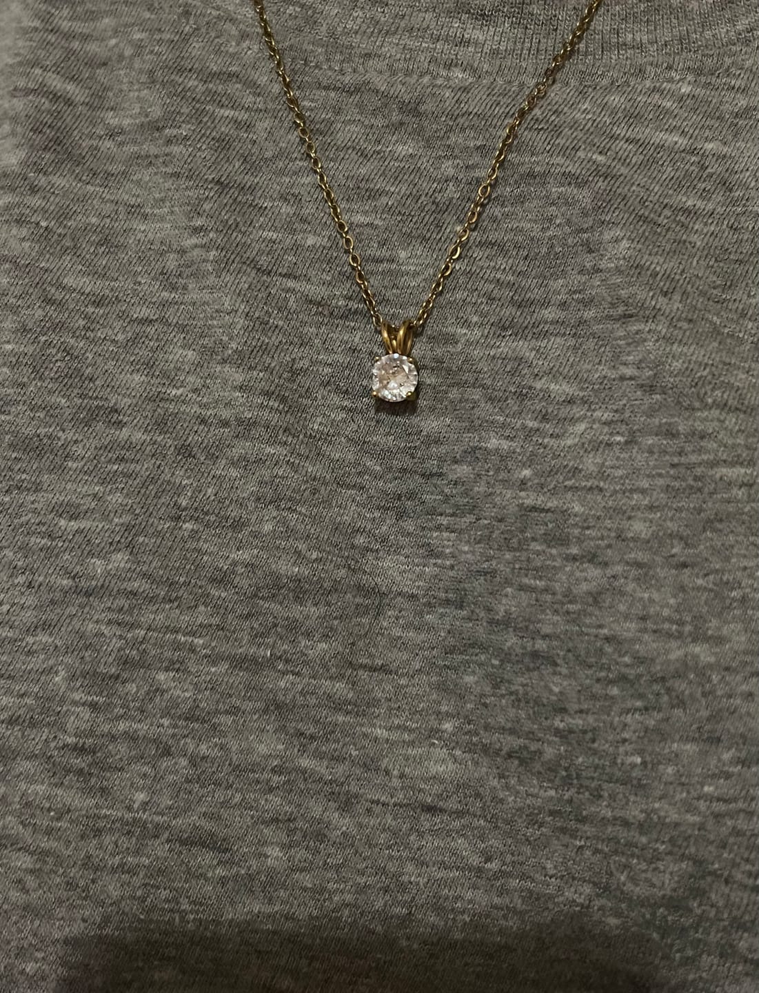 Customer photo review of Glamour Halskette | 18K vergoldet