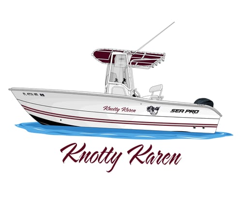 Customer photo review of Custom Digital Boat Artwork