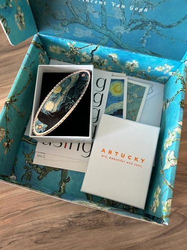 Customer photo review of Van Gogh Starry Night Tablo Tasarım Toka