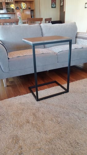 Customer photo review of Mesa lateral Piscolera 45 Negro Toffee
