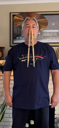 Customer photo review of Vu Meter T-Shirt