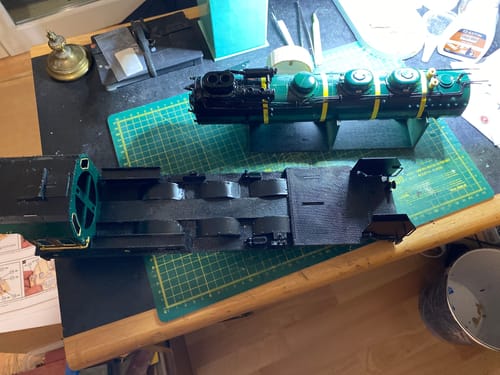 Reseña con foto de un cliente sobre Maqueta Tren Rocket
