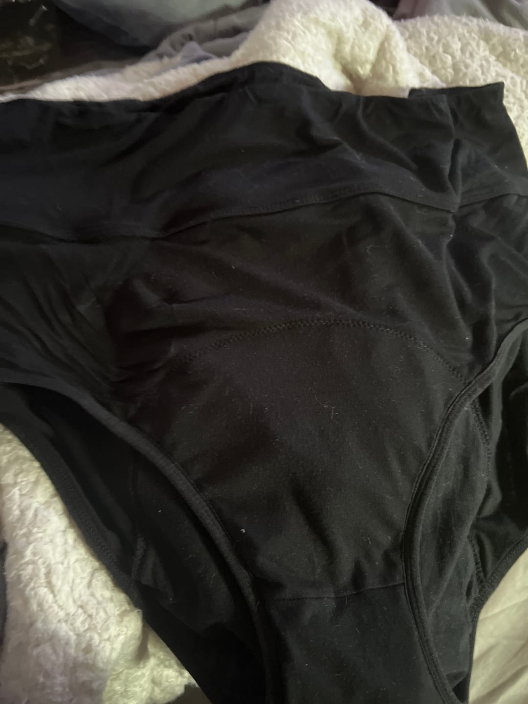 Customer photo review of Boxer Menstruel Taille Haute Maxie (Lot de 3)