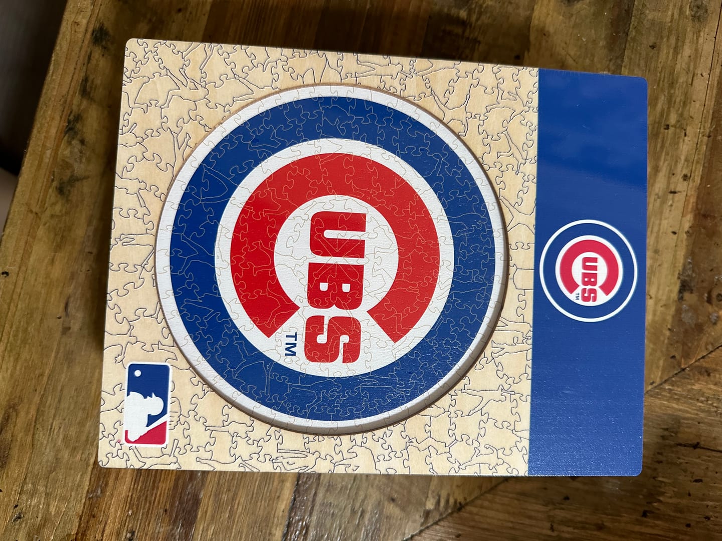 Customer photo review of Chicago Cubs™ - Wooden Puzzle