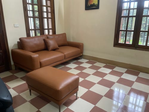 Customer photo review of BLAGO - Sofa văng da 2 chỗ