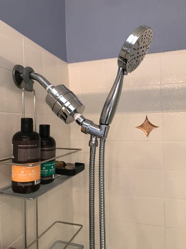Customer photo review of 3-Spray Low Flow Handheld Shower Head Set