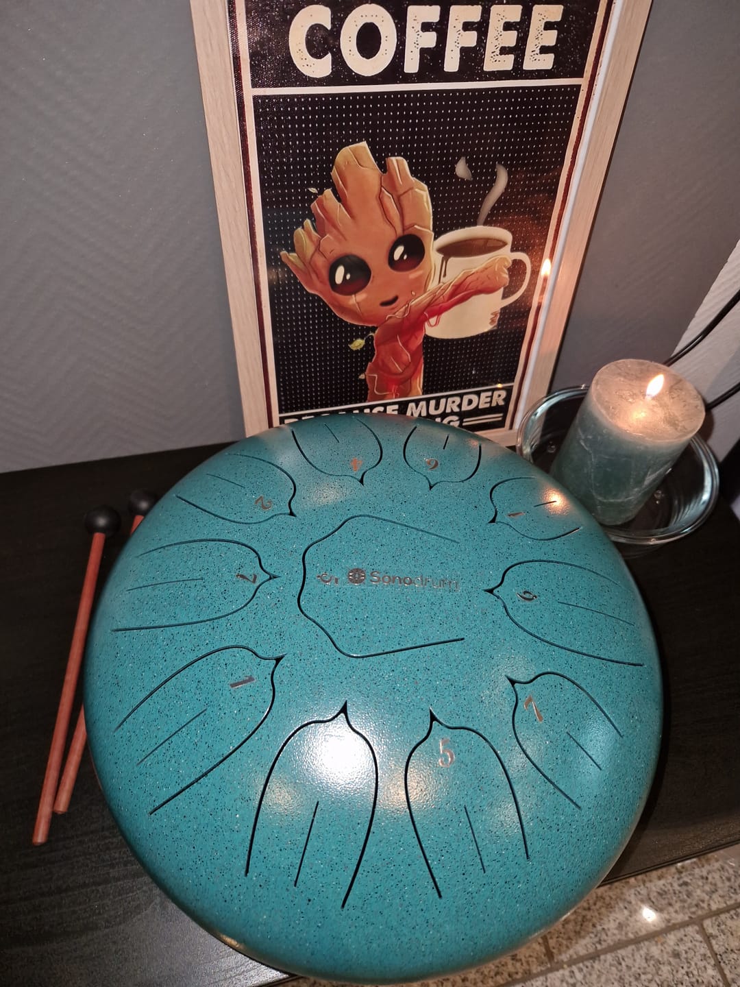 Customer photo review of (NEU) Sonodrum Zungentrommel - "Standard" - Handgefertigt - 30cm - 11 Zungen - C-Dur