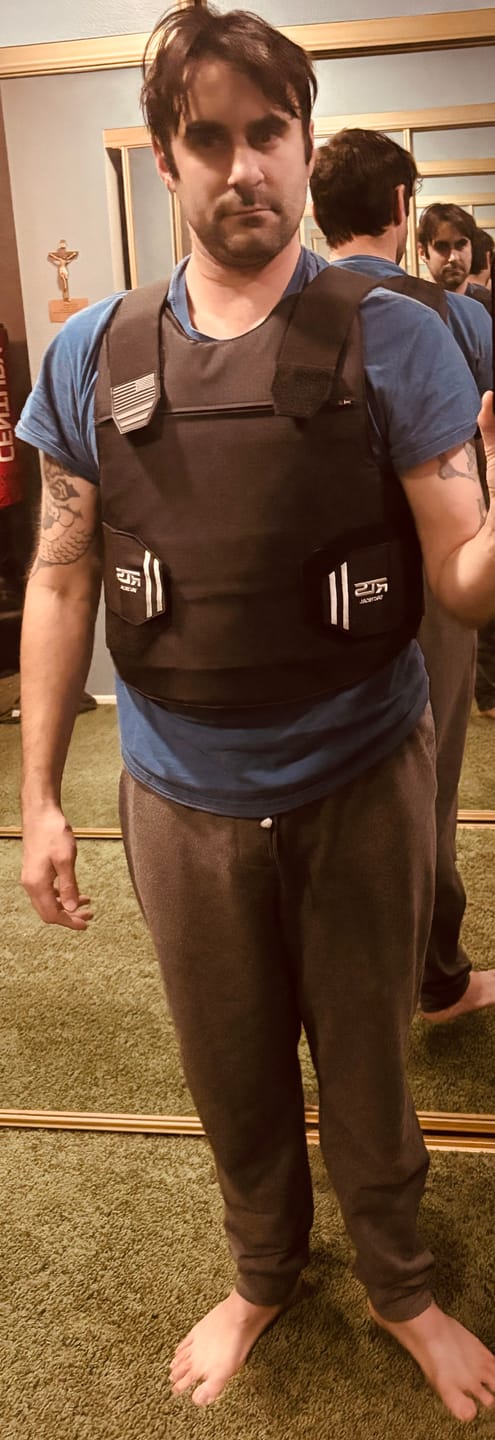 Customer photo review of RTS Tactical Hero's Level IIIA+ NIJ 06 Concealable Vest - Commander