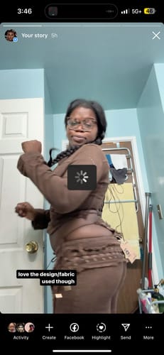 Customer photo review of LOW RISERS (BROWN DENIM)