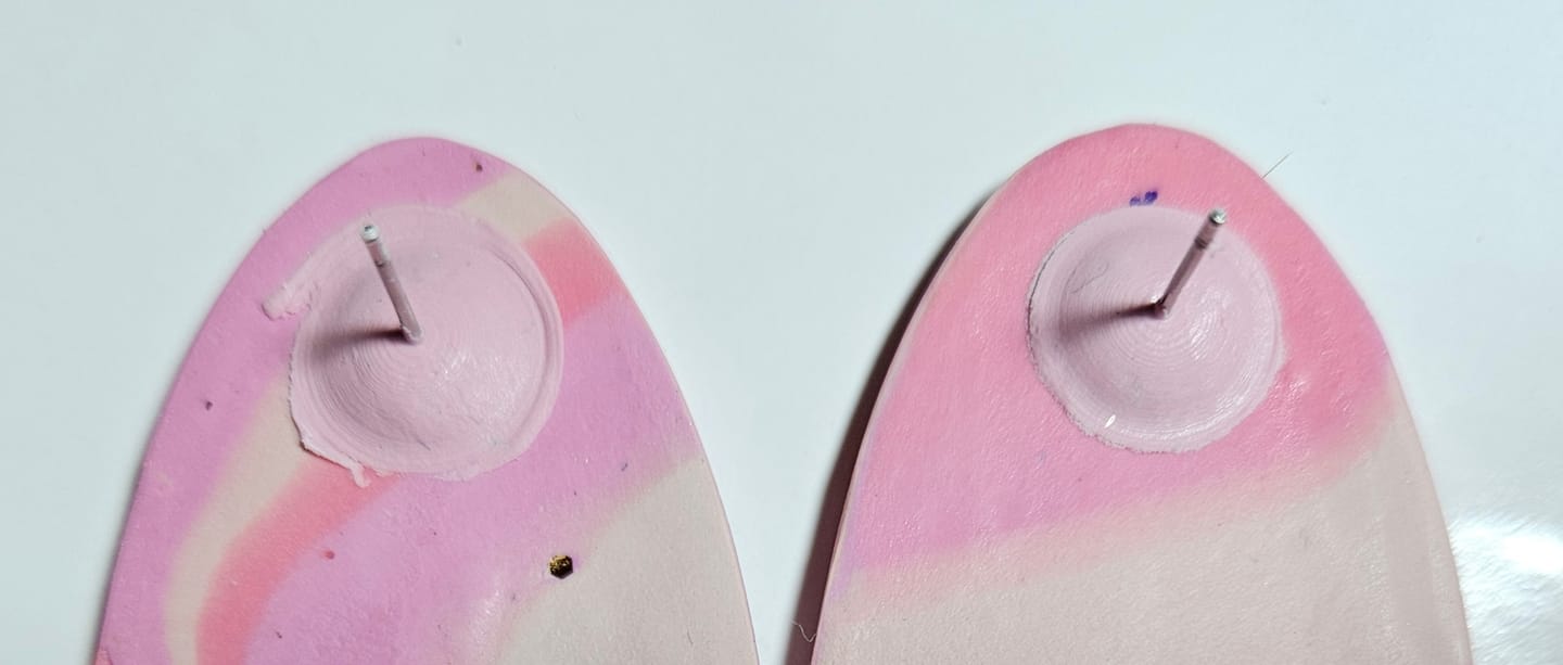 Customer photo review of Earring Post Embedder Kit