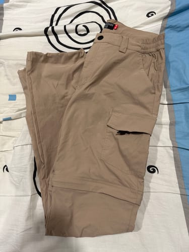 Customer photo review of Xplorer Convertible Men Pants