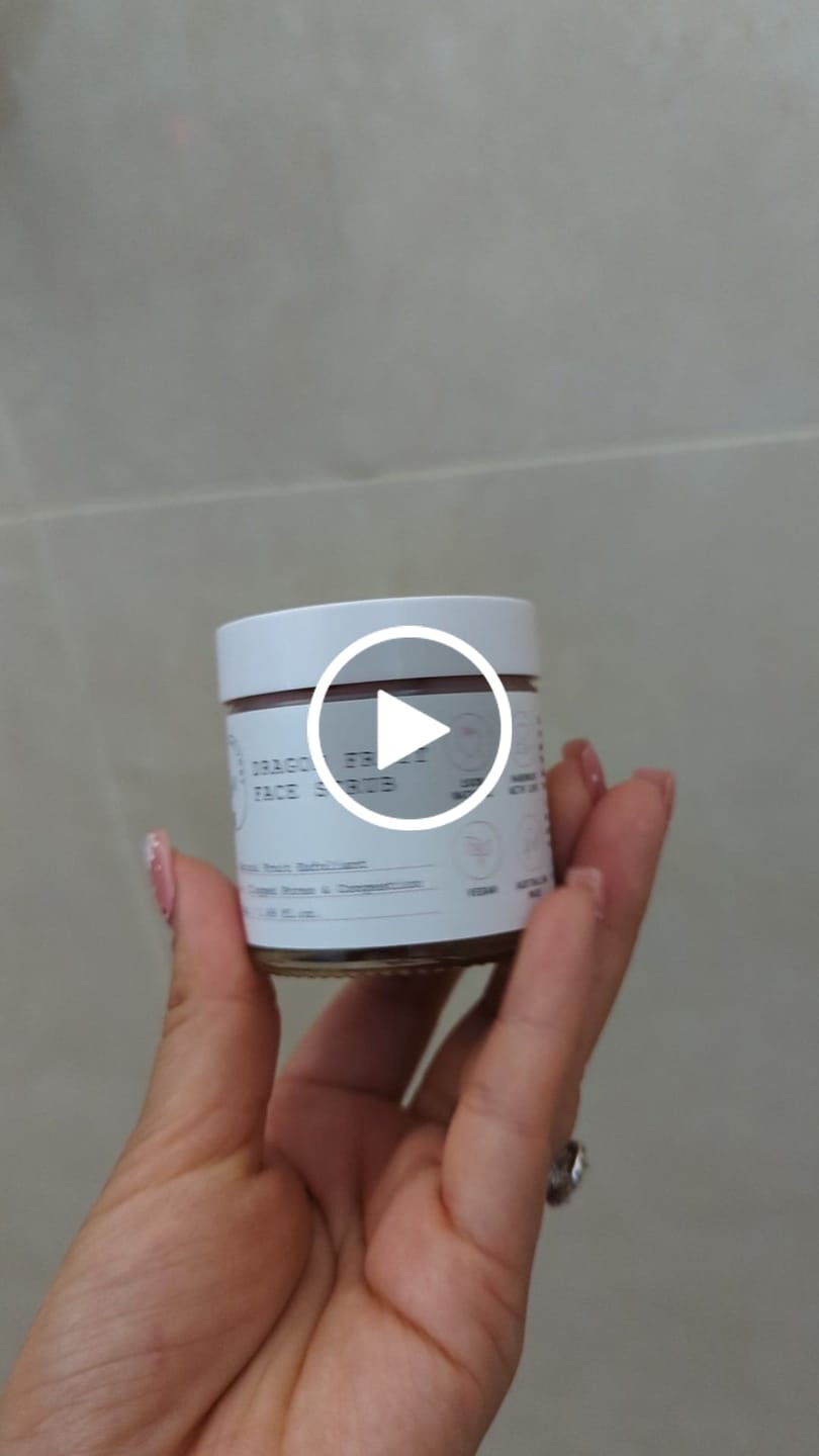 Customer video review of Dragonfruit Face Scrub