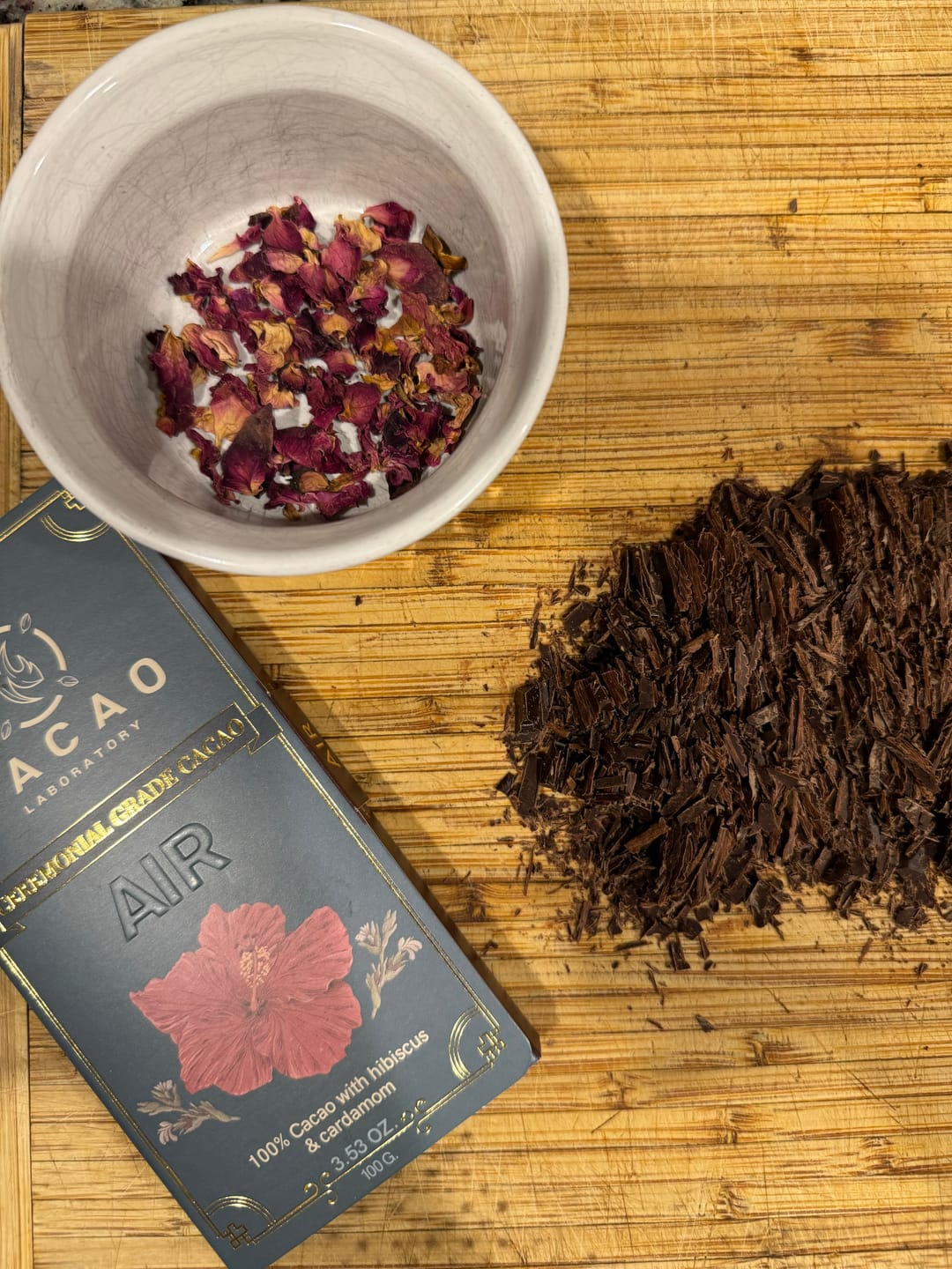 Customer photo review of Air Element: Invoke Your Compassion with Hibiscus and Cardamom (3.5 oz bar)
