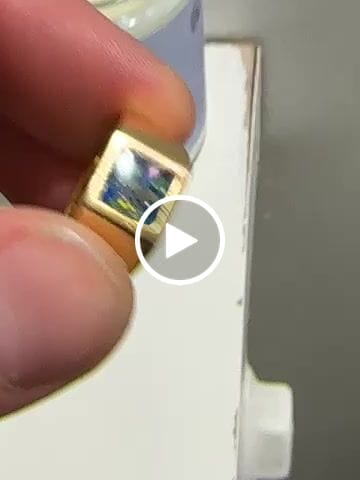 Customer video review of Men's Opal Ring with Cremation Ash