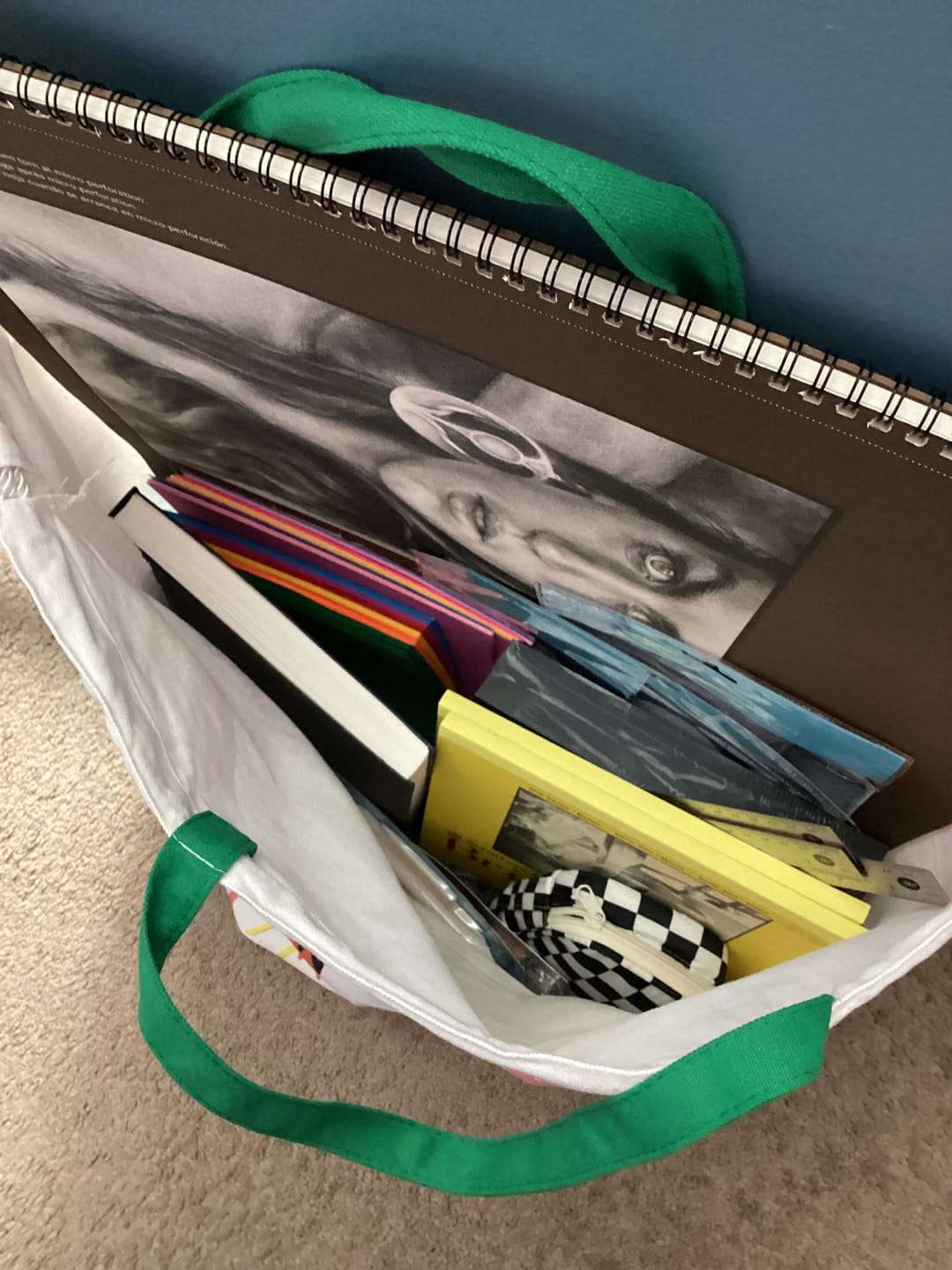 Customer photo review of Ohuhu Canvas Gift Bag for Multi-purpose, Available in Two Sizes